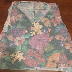 Floral Free People Tee